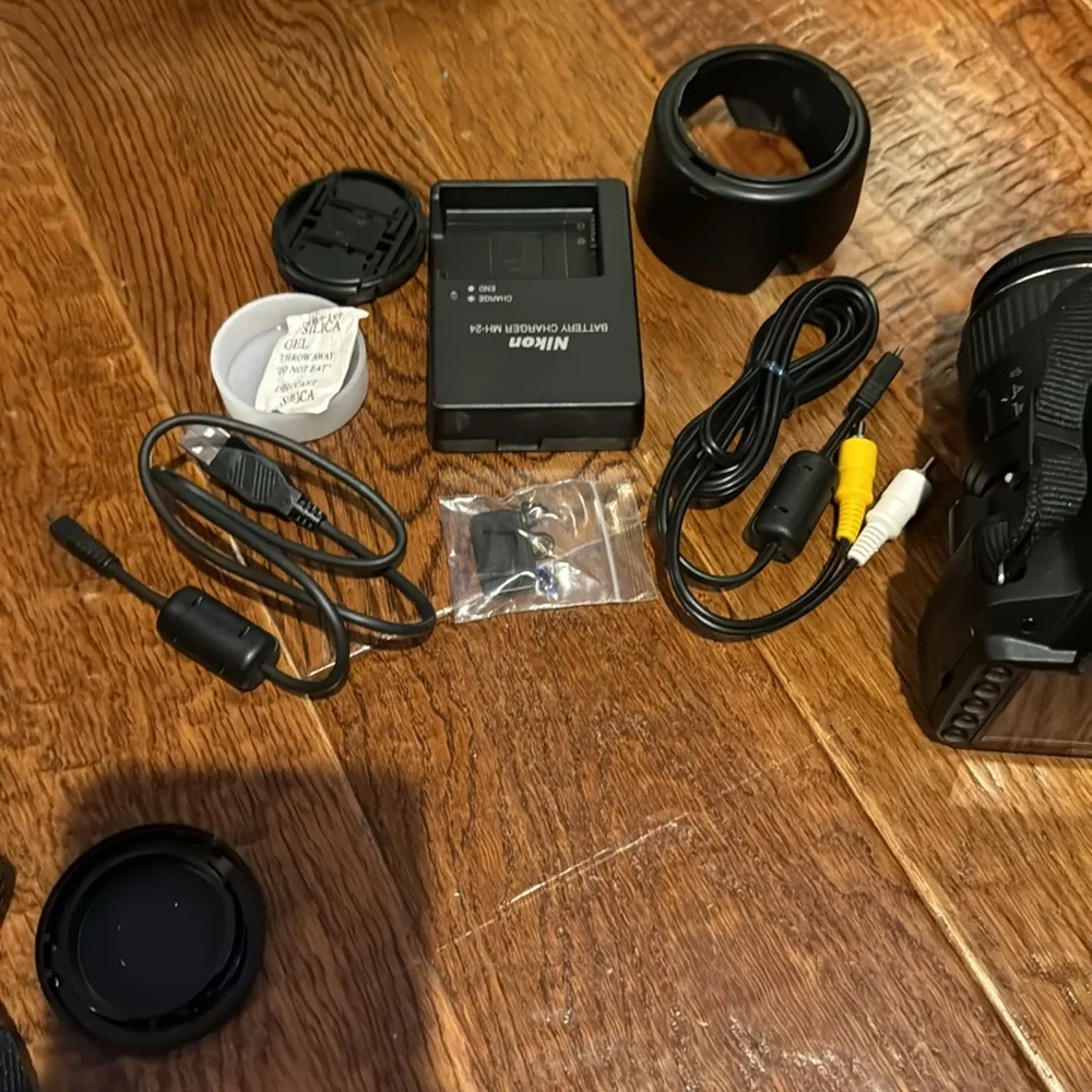 Nikon d3200 camera like new. Stored in a case and never touched